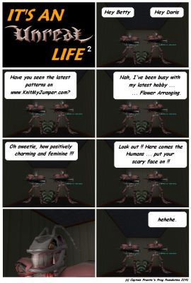 Click to view full size image
 ============== 
Its an Unreal lIfe 002
UT Comic
